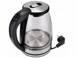 Czajnik Szklany Kamille 1740 Regulacja Temperatury Czarny 2200 W
