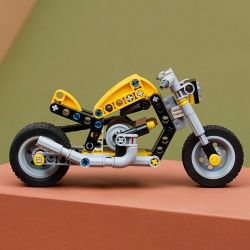 Lego Technic Żółty Motocykl 42225