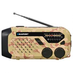 Radio Alarmowe Z Latarką Blaupunkt ER-10DC Beżowe Maskowanie