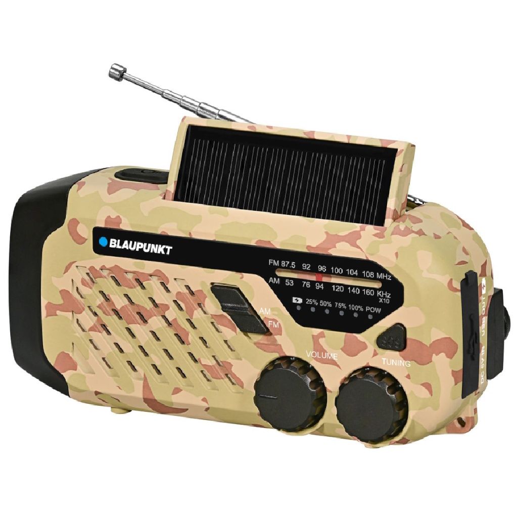 Radio Alarmowe Z Latarką Blaupunkt ER-10DC Beżowe Maskowanie