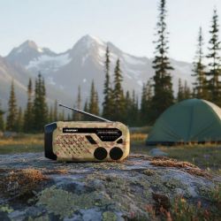 Radio Alarmowe Z Latarką Blaupunkt ER-10DC Beżowe Maskowanie