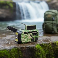Radio Alarmowe Z Latarką Blaupunkt ER-10GC Zielone Maskowanie