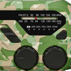 Radio Alarmowe Z Latarką Blaupunkt ER-10GC Zielone Maskowanie