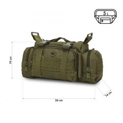 Torba Biodrowa Nils NC3907 Zielona XL