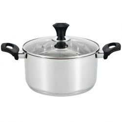 Zestaw Garnków Florina REY INOX 8 CZ. (1,8L 2,5L 3,4L 5,8L +Pokrywki)