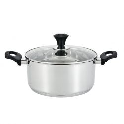Zestaw Garnków Florina REY INOX 8 CZ. (1,8L 2,5L 3,4L 5,8L +Pokrywki)