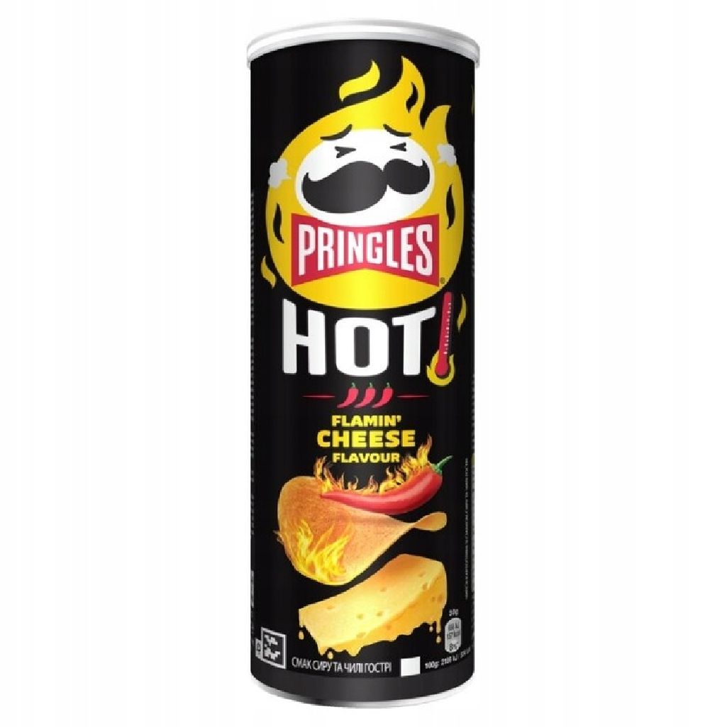 Chipsy Pringles Hot Flamin Cheese 160g