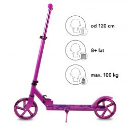 Kidwell hulajnoga Blast dark pink do 100kg 8+