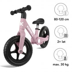 Kidwell Rowerek biegowy składany FLEX Pink