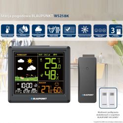 Stacja Pogodowa Blaupunkt WS 25BK Czarna