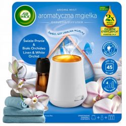 Komplet Air Wick MIST Mgiełka Świeże Pranie & Biała Orchidea 20ml