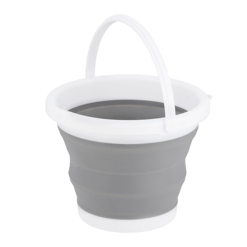 Wiadro Składane Nils NC1783 Szare 5l