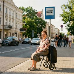 Wózek Na Zakupy Z Siedziskiem Nils NC4303 Czarny 40l