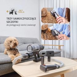 Odkurzacz Pionowy EtaTerier 3W1 Akum. 52479 0000 (25,2V, 500 W, Rura Łamana, Pet, 5 x Ssawki)