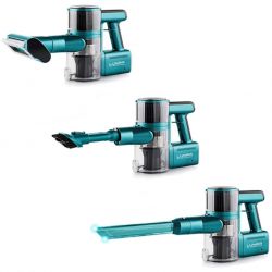 Odkurzacz Pionowy Lunar 2w1 4238 00090 Akum. Turkusowy (28,8V, 400 W, Rura Łamana, 4 x Ssawki)