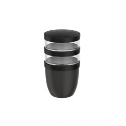Lunchpot Mepal Ellipse 500+200+200 ml Nordic Black