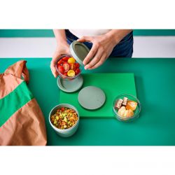 Lunchpot Mepal Ellipse 500+200+200 ml Nordic Black