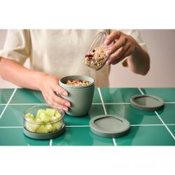 Lunchpot Mepal Ellipse 500+200+200 ml Nordic Black