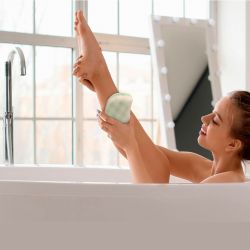 Gąbka Kąpielowa Do Masażu 2w1 Essentials Vitality Różowa (97020212)