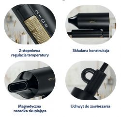 Suszarko Lokówka Do Włosów 3W1 MPM MLW-25