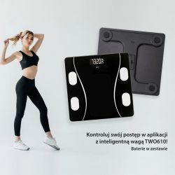 Waga Łazienkowa Eldom TWO 610 Czarna