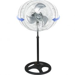 Wentylator Stojący Ravanson WT 7046 3w1 Biurkowy Cyrkurator 45cm (Metalowy, 80W)