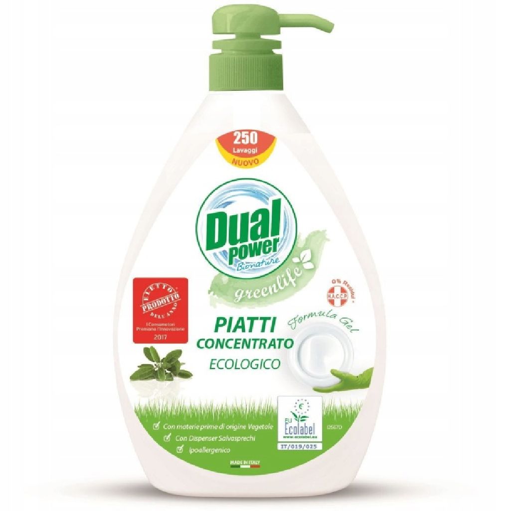 Płyn Do Naczyń Dual Power Eco 1l