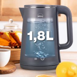 Czajnik Bezprzewodowy Eldom C 515 S Regulacja Temperatury Szary