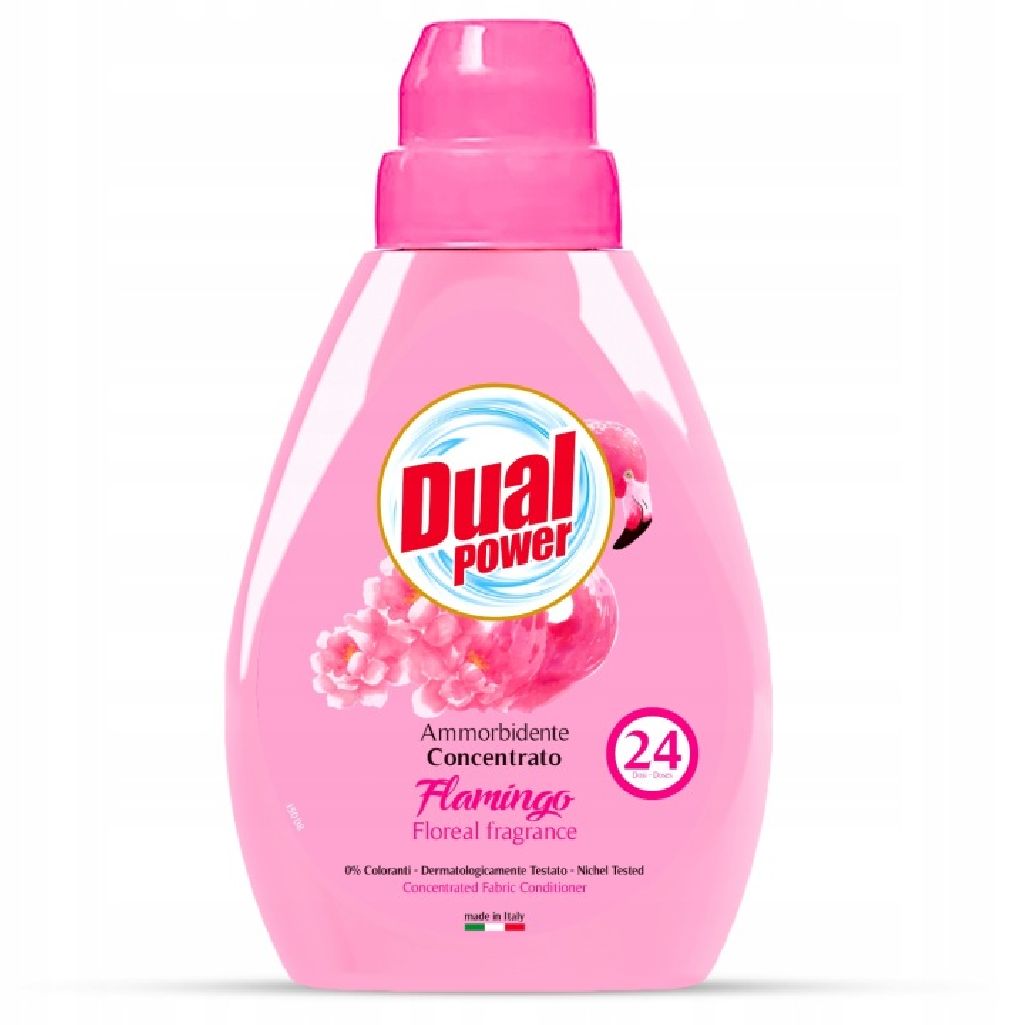 Koncentrat Do​ Płukania Dual Power Flamingo (24 Prania​) 60​0 ml