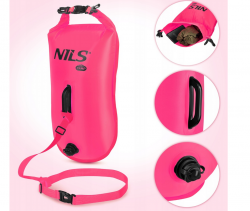 Dmuchana Bojka Do Pływania Nils NC1772 Różowa 28 l