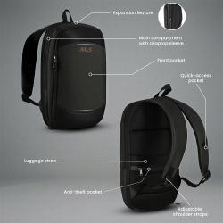 Plecak Na Laptop Nils NC4504 Szary 19l