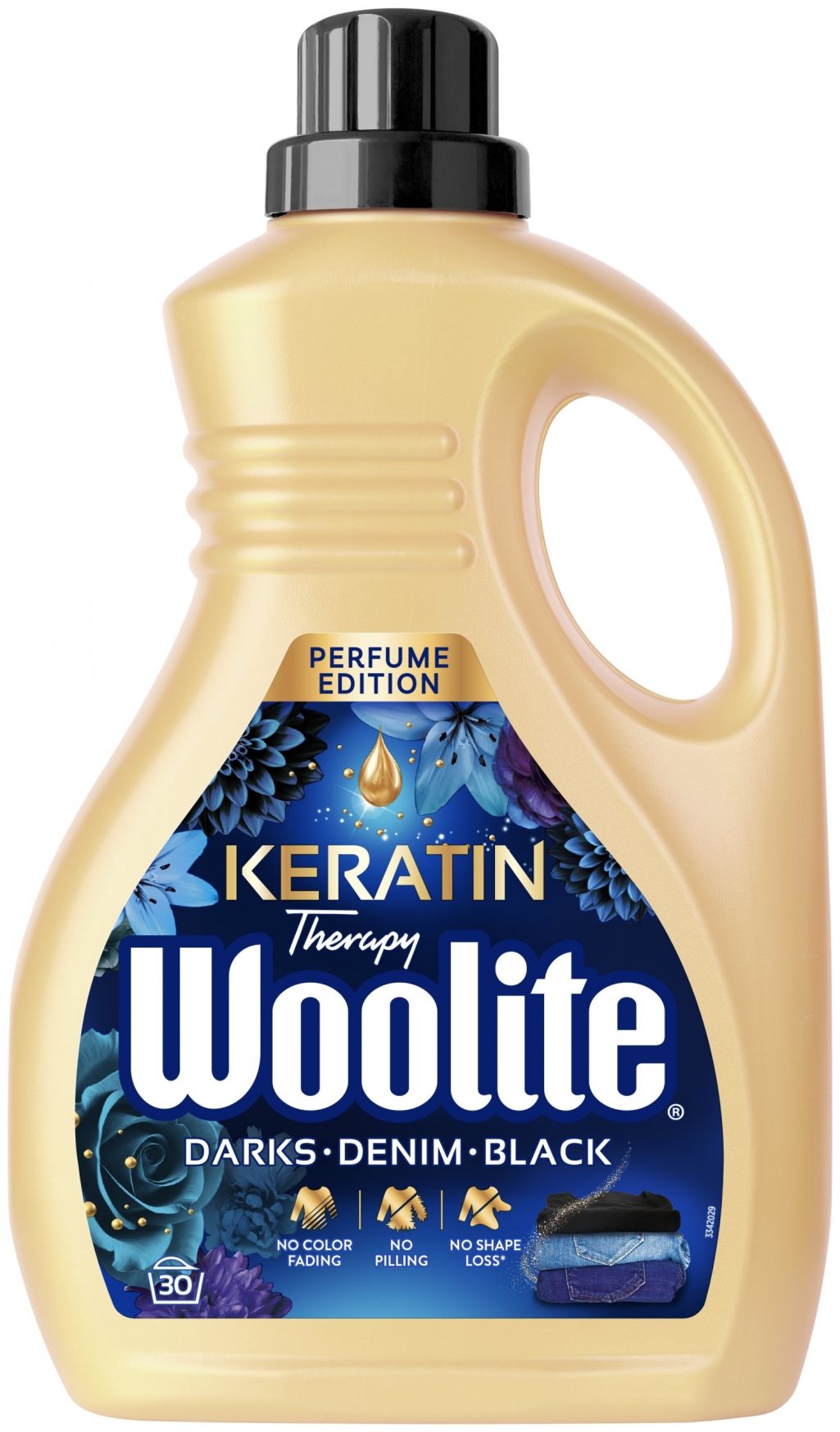 Płyn Do Prania Woolite Ciemne Kolory & Jeans Z Keratyną 1,8L /30 Prań