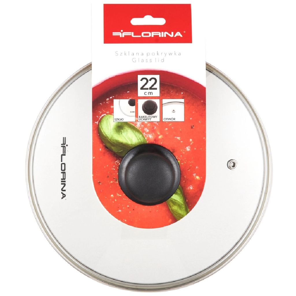 Pokrywka Szklana Żaroodporna 22 Cm