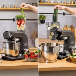 Robot Planetarny Eta Gratus EVO 1028 90030  (1500W, Misa 5,5L., 3 Mieszadło, Blender, Malakser))