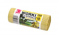 Worki Na Śmieci Bratek Do Segregacji 120L Żółte - Plastik 10szt