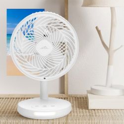 Wentylator Przenośny Eta Akumulatorowy Windy 0607 9000 16,6 Cm Szary (Lampka Led, Oscylacja)