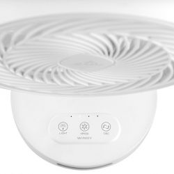 Wentylator Przenośny Eta Akumulatorowy Windy 0607 9000 16,6 Cm Szary (Lampka Led, Oscylacja)