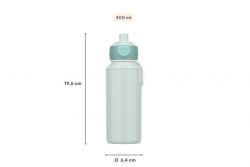 Butelka Mepal Pop-up Campus 400 ML Princess Power 107410065417