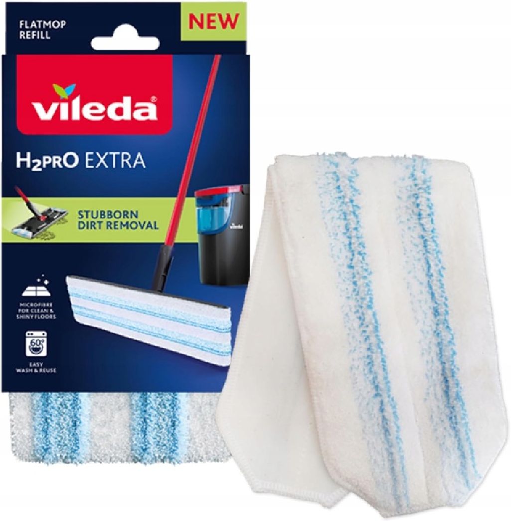 Nakładka Do Mopa Płaskiego Vileda H2PRO