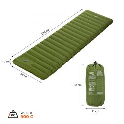 Mata Z Wbudowaną Pompką Nils NC4402 Zielona
