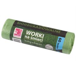 Worki Na Śmieci Bratek 60L Biodegradowalne LDPE 10szt