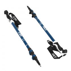 Kije Trekkingowe Nils TK8601 Blue Aluminiowe