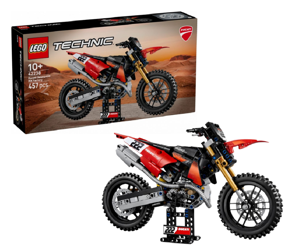 LEGO Technic 42238 Motocykl Ducati Desmo450 MX Factory