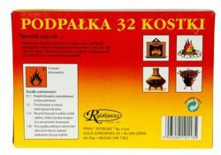 Rozpałka Biała Parafinowa 32 Kkostki