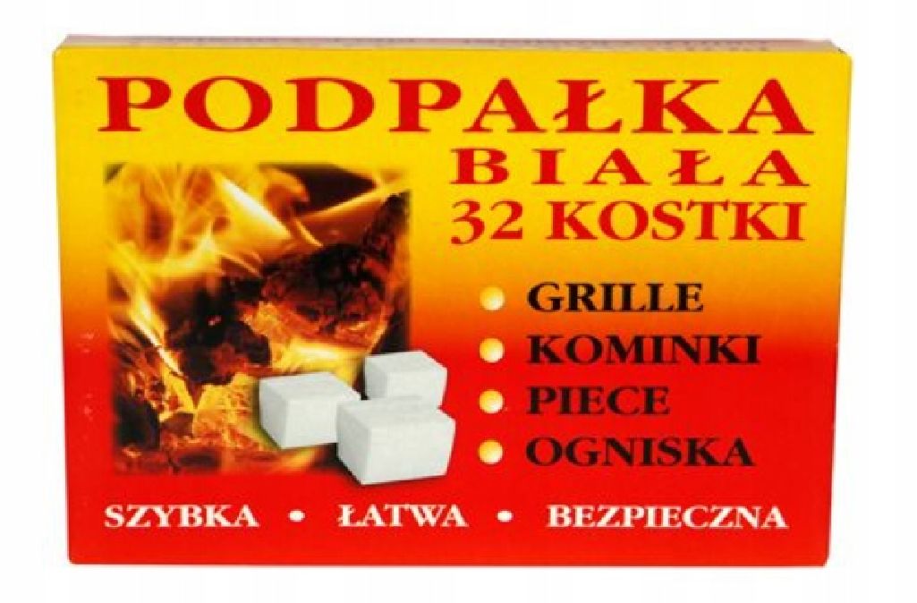 Rozpałka Biała Parafinowa 32 Kkostki