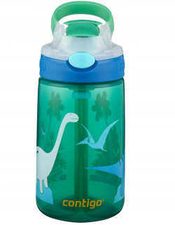 Contigo Butelka Dziecięca Bidon Gizmo Flip Green Jungle 420 ml