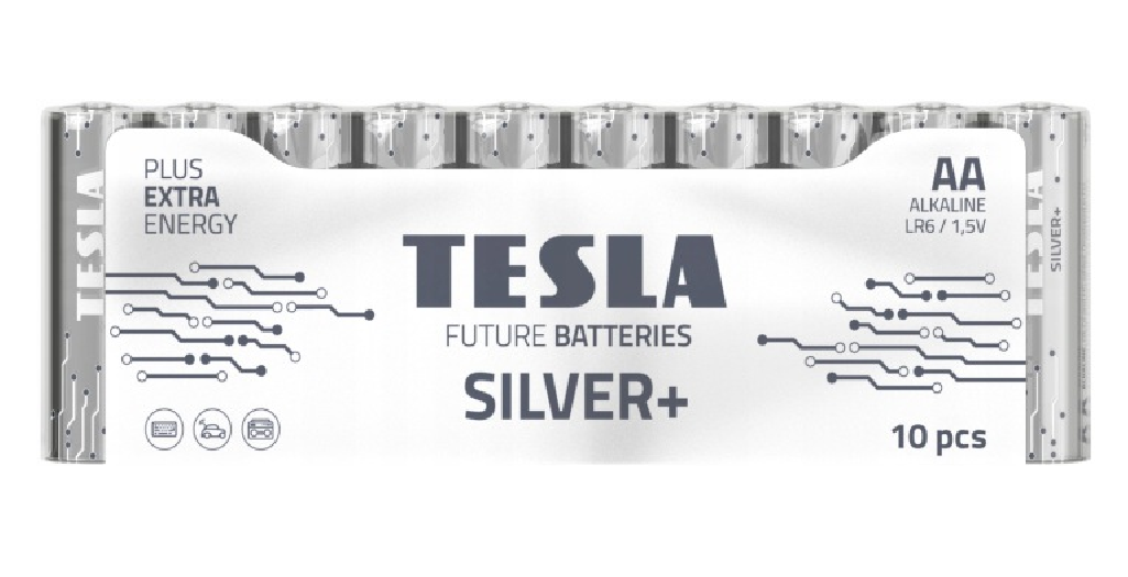 Bateria Tesla Silver+ AA LR6 /10szt blister