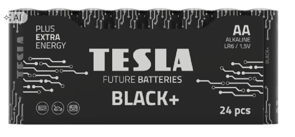 Bateria Tesla Black+ AA LR6 /24szt Blister 859418339664