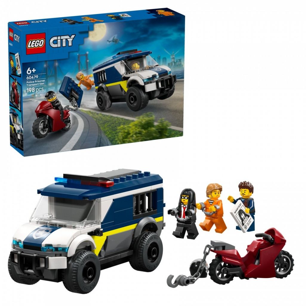 LEGO City 60479 Furgonetka Policyjnego Konwoju Więziennego