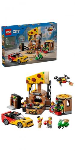 LEGO CITY 60496 Dostawa Pizzy Z Pojazdami